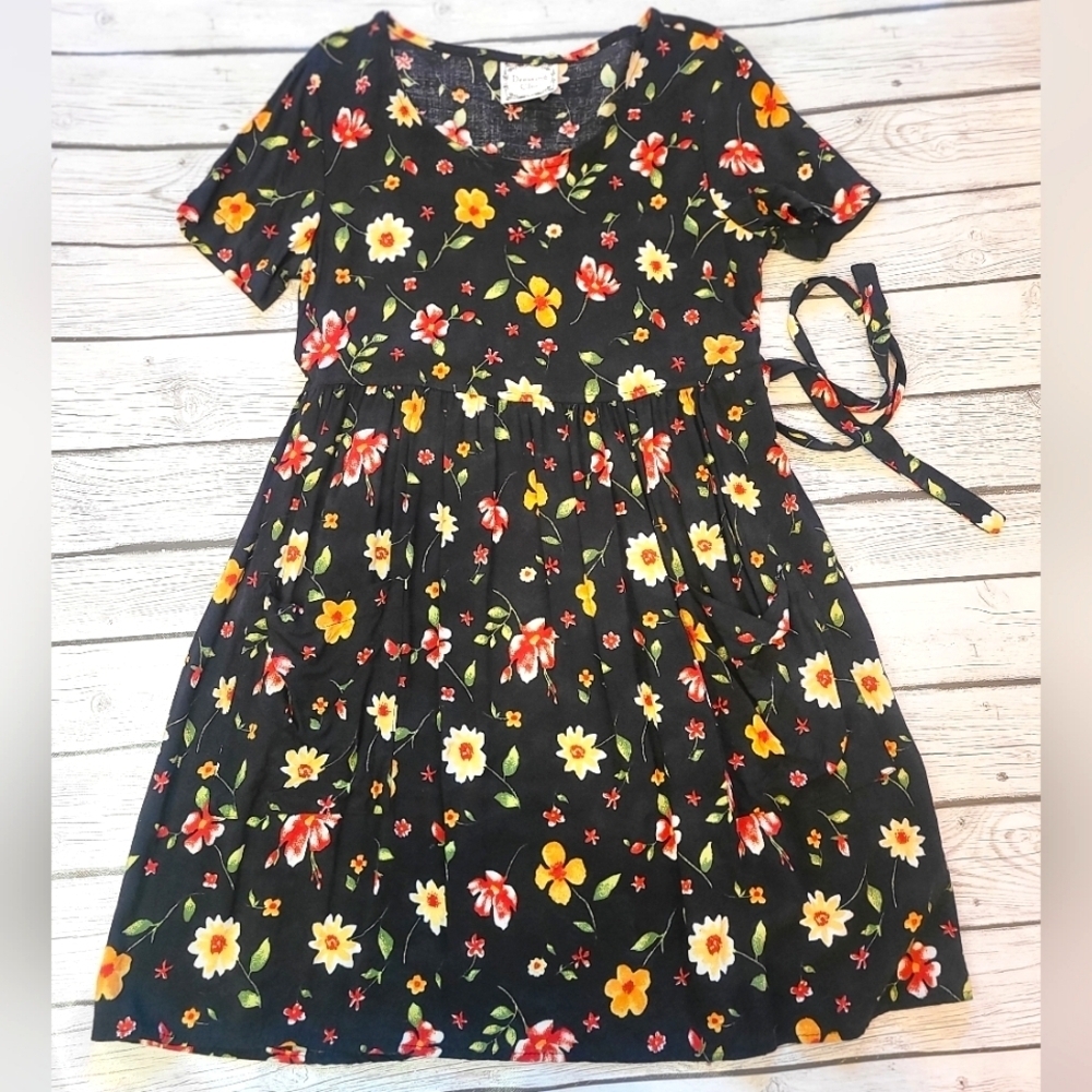 Women's  Vintage Dressing Cilo pleated dress